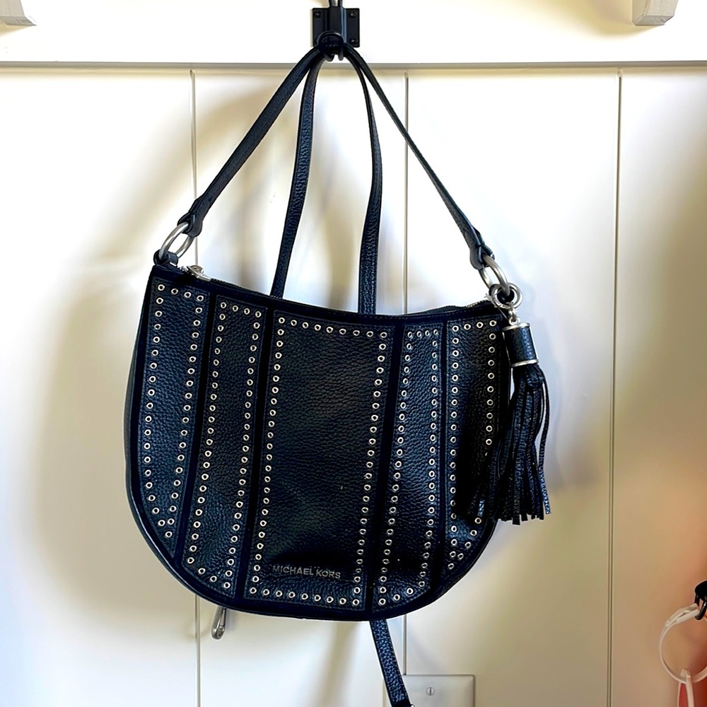 Michael Kors black bag crossbody purse